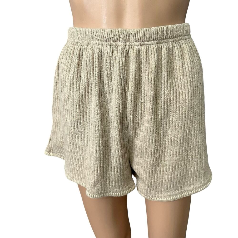 Billy J Eden Two Piece Knit Set Small Top And Shorts Casual Loungewear Vacation - Picture 4 of 12